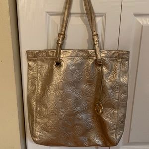 Gold Michael Kors Tote